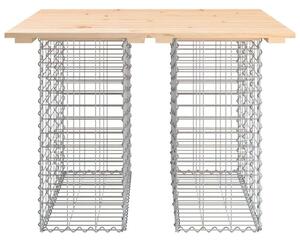 Gabion Kerti Pad - Tömör Fenyőfa - 100x102x72 cm