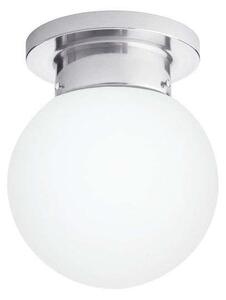 Konsthantverk - Glob Mennyezeti Lámpa Ø20 Chrome/Matt White - Lampemesteren