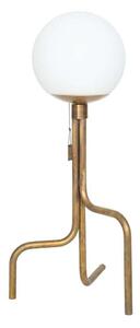 Konsthantverk - Strapatz Glob Asztali Lámpa Raw Brass - Lampemesteren