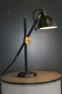 Konsthantverk - KH#1 Black/Raw Brass Asztali Lámpa - Lampemesteren