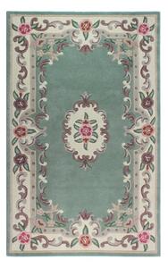 Aubusson zöld gyapjú szőnyeg, 150 x 240 cm - Flair Rugs
