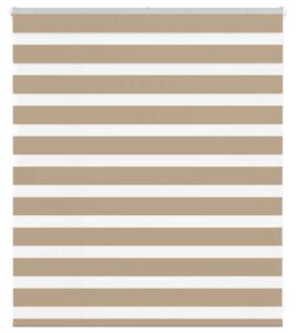 Zebrafüggönnyel homokbarna szövetszélesség 115,9 cm poliészter