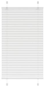 Pliszírozott redőny Fehér 80x100 cm szövetszélesség 79,4 cm