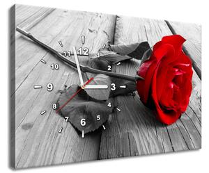 Órás falikép Vörös Rózsa