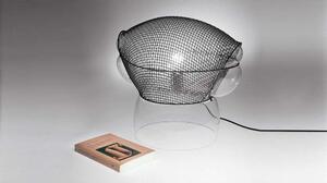 Artemide - Patroclo Asztali Lámpa Glass/Steel - Lampemesteren