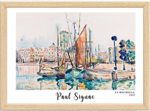 Keretezett poszter 45x35 cm Paul Signac – Wallity