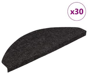30 db antracitszürke öntapadó lépcsőszőnyeg 65 x 22,5 x 3,5 cm