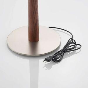 Lucande - Lakira Állólámpa H160 White/Wood - Lampemesteren