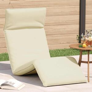 VidaXL krém oxford-szövet összecsukható napozóágy 175x54x8,5 cm
