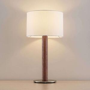 Lucande - Lakira Asztali Lámpa M White/Wood - Lampemesteren