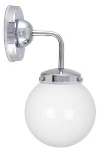 Globen Lighting - Alley Fali Lámpa IP44 Chrome/WhiteGloben Lighting - Lampemesteren