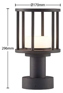 Lucande - Berenike Kerti Lámpa H29,6 Dark Grey - Lampemesteren