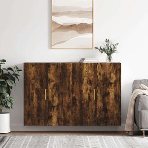 2 db füstös tölgyszínű faliszekrény 69,5 x 34 x 90 cm