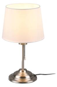 Lindby - Alomira Asztali Lámpa H32 Nickel/White - Lampemesteren