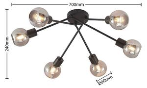 Lindby - Lioma 6 Mennyezeti Lámpa BlackLindby - Lampemesteren