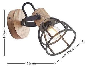 Lindby - Flintos Mennyezeti Lámpa Wood/Black - Lampemesteren