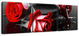 Gario Órás falikép Roses and spa - 3 részes Méret: 90 x 30 cm