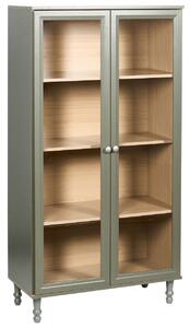 Üveges vitrin TINGLEDALE 80 cm Zöld