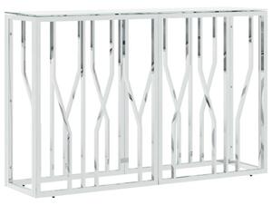 VidaXL Tálalóasztal - Üveg és Rozsdamentes Acél - 110x30x70 cm