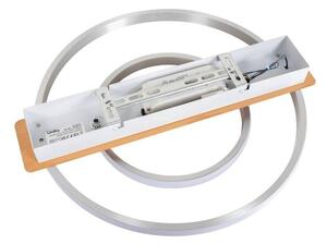 Lindby - Signera LED Mennyezeti Lámpa Silver/White/Light WoodLindby - Lampemesteren