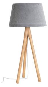 WALLAS II szürke szövet asztali lámpa