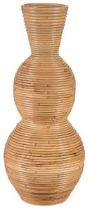 Dekor váza SYMI Rattan 70 cm Természetes