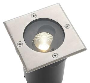 Lucande - Doris LED Square Kültéri Beépíthető Spotlámpák SteelLucande - Lampemesteren