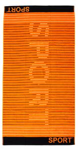 SPORT Strandtörölköző narancs 165x90cm