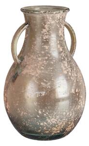 ARLEEN III rózsaszín üveg váza