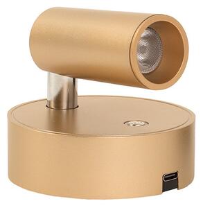 King Home SHP PICKET fali lámpa acél arany LED