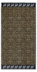 AFRIKA Strandtörölköző barna leopárd 165x90cm