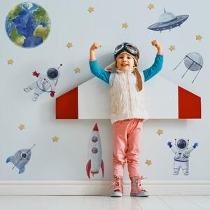 Gario Falmatrica gyerekeknek Solar system - Föld, urhajósok, rakéták és UFO-k