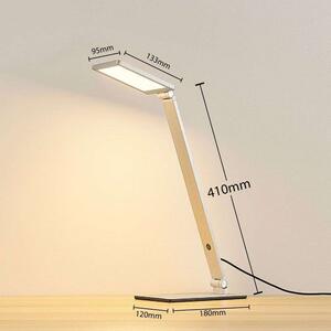 Lucande - Resi LED Asztali Lámpa Dim. Alu - Lampemesteren