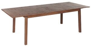 Bővíthető kerti étkezőasztal CESANA 180/240 cm 100 cm Akácfa Sötétbarna