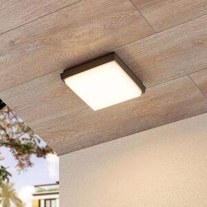 Lucande - Amra LED Square Kültéri Mennyezeti Lámpa 17,5 Dark Grey - Lampemesteren