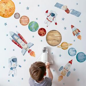 Gario Falmatrica gyerekeknek Solar system - bolygók, űrhajósok, műhold és rakéták Méret: XL