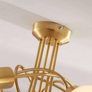 Lindby - Elaina 5 Mennyezeti Lámpa Brass/OpalLindby - Lampemesteren