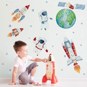 Gario Falmatrica gyerekeknek Solar system - Föld, urhajósok, muhold és rakéták