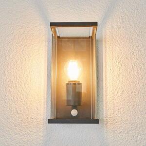 Lucande - Annalea Kültéri Fali Lámpa IP54 Érzékelővel Dark Grey - Lampemesteren