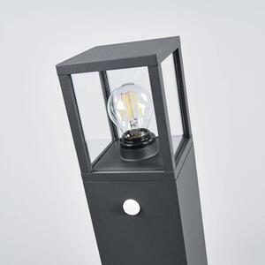 Lucande - Klemens Short Kültéri Kerti Lámpa IP54 Érzékelővel Graphite - Lampemesteren