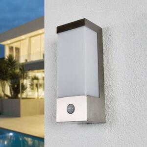 Lindby - Severina LED Kültéri Fali Lámpa w/Sensor Stainless Steel/WhiteLindby - Lampemesteren