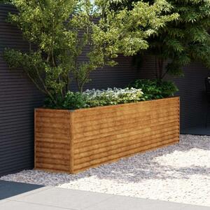 VidaXL corten acél kerti magaságyás 291x50x69 cm