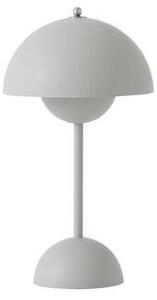 &Tradition - Flowerpot VP9 Portable Asztali Lámpa Matt Light Grey - Lampemesteren