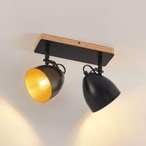Lindby - Colton 2 Mennyezeti Lámpa Black/GoldLindby - Lampemesteren