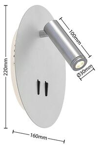 Lucande - Kimo LED RoundFali Lámpa WhiteLucande - Lampemesteren