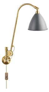 GUBI - Bestlite BL6 Fali Lámpa ø16 Brass/Grey - Lampemesteren