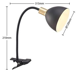 Lindby - Genora Clip Lámpa Black - Lampemesteren