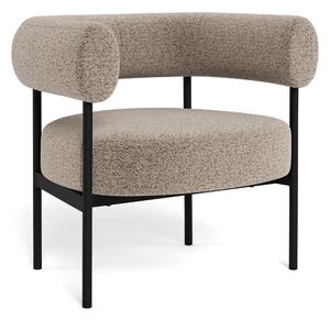 Fotel Norsica 787, Kárpit, 71x79x68cm, Bézs, Fekete