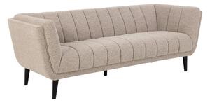 Kanapé Norsica 792, Kárpit, 77x218x87cm, Bézs, Kaucsuk