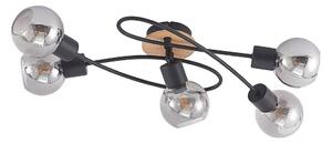 Lindby - Eridia 5 Mennyezeti Lámpa Black/WoodLindby - Lampemesteren
